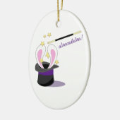 Abracadabra Pet Keramisch Ornament (Links)