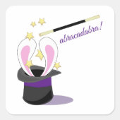 Abracadabra-Pet Vierkante Sticker (Voorkant)