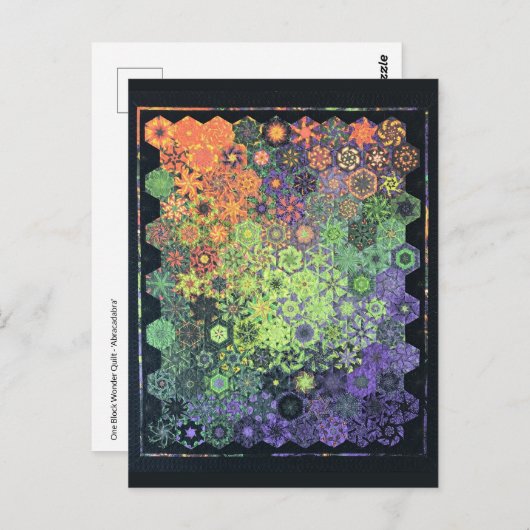 Abracadabra Quilt Briefkaart (Voorkant / Achterkant)