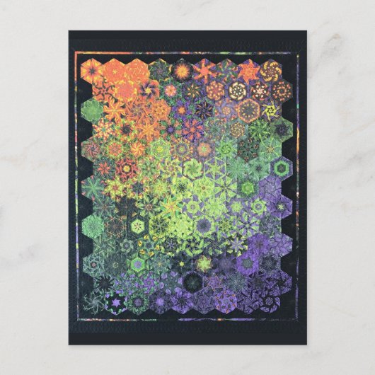 Abracadabra Quilt Briefkaart (Voorkant)