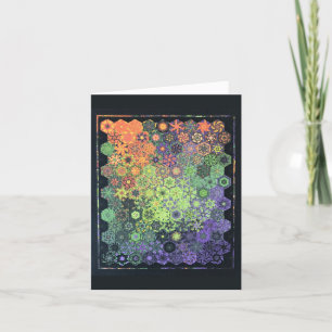 Abracadabra Quilt gepersonaliseerd Wenskaart Feestdagen Kaart