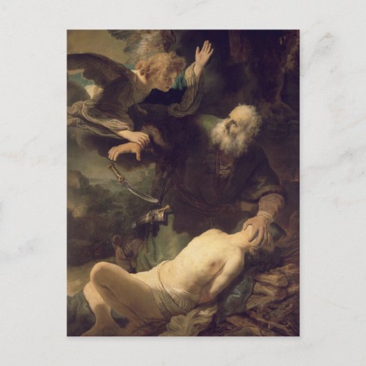 Abraham, 1635 briefkaart (Voorkant)