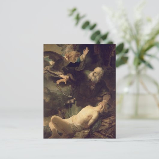 Abraham, 1635 briefkaart (Staand voorkant)