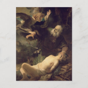 Abraham, 1635 briefkaart