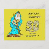 Abraham 50e verjaardag Klant. Briefkaart (Voorkant)