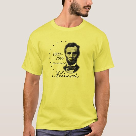 Abraham (Abe) Lincoln Bicentennial T-shirt (Voorkant)