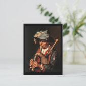 Abraham Bloemaert de Bagpiper Briefkaart (Staand voorkant)