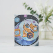 Abraham Briefkaart (Staand voorkant)