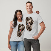 Abraham Chillincoln Lincoln Patriottische Zonnebri T-shirt (Unisex)