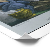 Abraham die zijn zoon Isaac aanbiedt uit een bijbe Poster (Hoek)