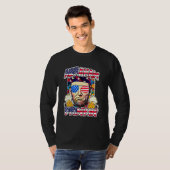 Abraham Drinkin 4 juli Shirt Abe Lincoln Mannen (Voorkant volledig)