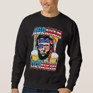 Abraham Drinkin Beers, 4 juli, koel patriottisch Trui