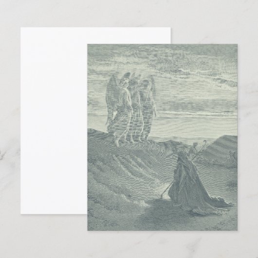 Abraham en de Drie Angels (Voorkant / Achterkant)