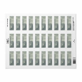Abraham en de Drie Angels Etiket (Full Sheet)