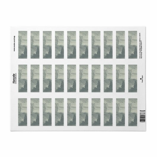 Abraham en de Drie Angels Etiket (Full Sheet)