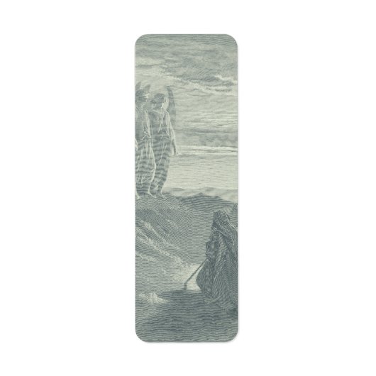 Abraham en de Drie Angels Etiket (Voorkant)