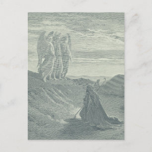 Abraham en de Drie Angels Feestdagenkaart
