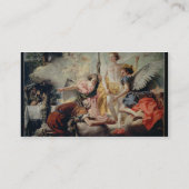 Abraham en de Drie Angels Visitekaartje (Achterkant)
