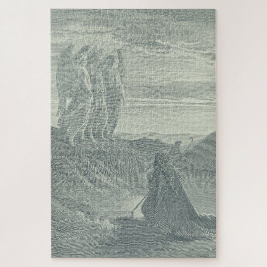 Abraham en de drie engelen legpuzzel (Verticaal)