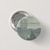 Abraham en de drie engelen ronde button 3,2 cm (Voorkant /achterkant)