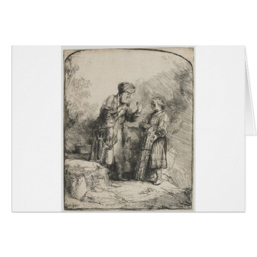 Abraham en Isaak (Voorkant Horizontaal)