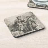 Abraham en Isaak Drankjes Onderzetter (Linkerzijde)