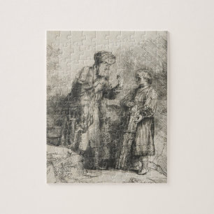 Abraham en Isaak Legpuzzel