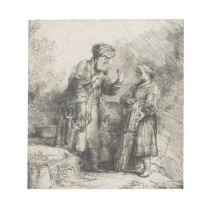 Abraham en Isaak Notitieblok