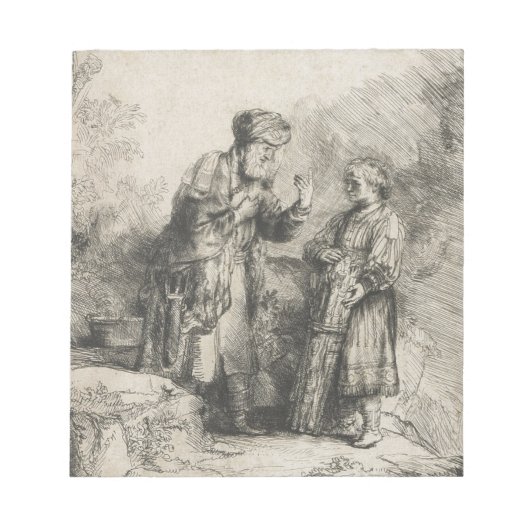 Abraham en Isaak Notitieblok (Voorkant)
