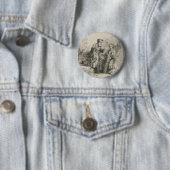 Abraham en Isaak Ronde Button 5,7 Cm (In situ)