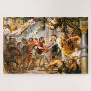 Abraham en Melchizedek, Rubens Art Puzzle Legpuzzel