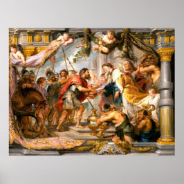 Abraham en Melchizedek - Rubens Fine Art Poster