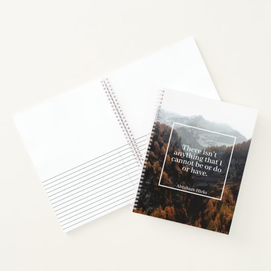 Abraham-Hicks Wet van aantrekking Waardigheid Quot Notitieboek (Binnen)