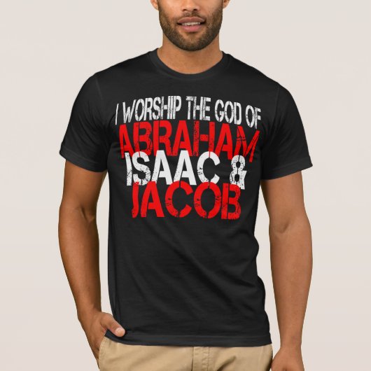 Abraham, Isaac en Jacob T-shirt (Voorkant)
