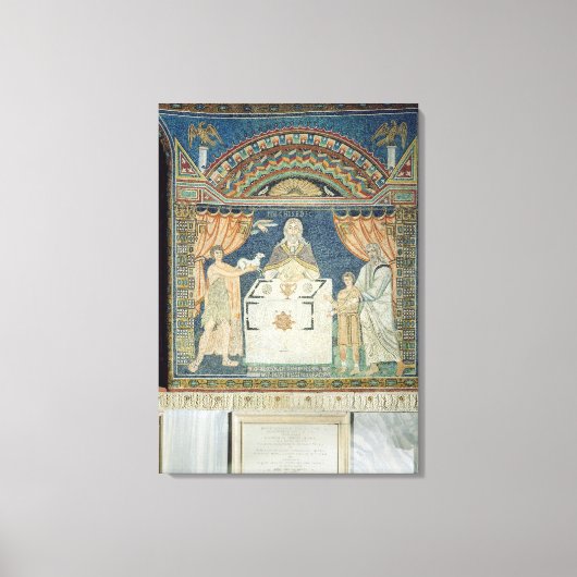 Abraham, Isaac en Melchisedech Canvas Afdruk (Voorkant)