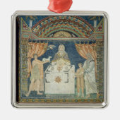 Abraham, Isaac en Melchisedech Metalen Ornament (Voorkant)