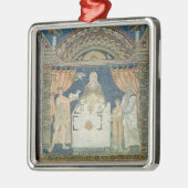 Abraham, Isaac en Melchisedech Metalen Ornament (Links)