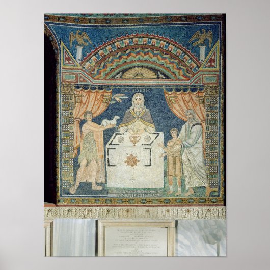 Abraham, Isaac en Melchisedech Poster (Voorkant)