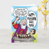 Abraham & Isaac Father Day - Kaart (Gele Bloem)