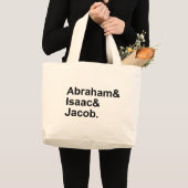 Abraham Isaac Jacob | 3 aartsvaders van het jodend Grote Tote Bag (Voorkant (product))