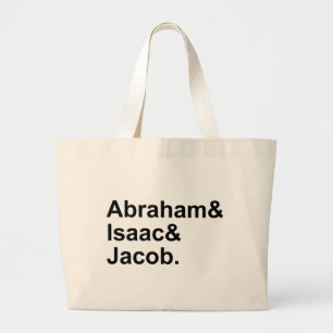 Abraham Isaac Jacob 3 aartsvaders van het jodend Grote Tote Bag