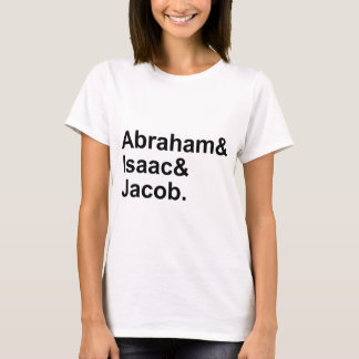 Abraham Isaac Jacob | 3 aartsvaders van het jodend T-shirt