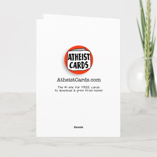 Abraham & Isaac Vaderdag Kaart (Achterkant)