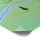 Abraham Lake, canada Poster (Hoek)