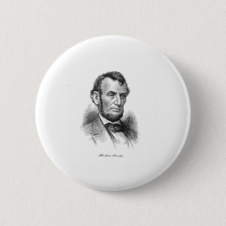 Abraham Lincoln 10 Ronde Button 5,7 Cm