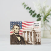 Abraham Lincoln - 16de President van de VS Briefkaart (Staand voorkant)