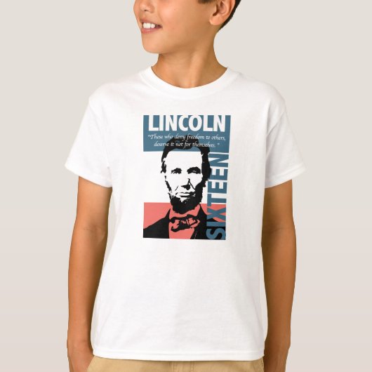 Abraham Lincoln 16e President T-shirt (Voorkant)