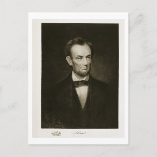 Abraham Lincoln, 16e President van de Verenigde St Briefkaart (Voorkant)