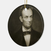Abraham Lincoln, 16e President van de Verenigde St Keramisch Ornament (Links)