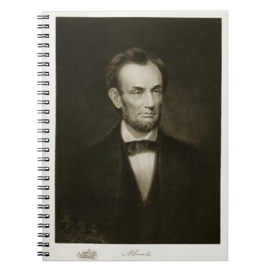 Abraham Lincoln, 16e President van de Verenigde St Notitieboek (Voorkant)